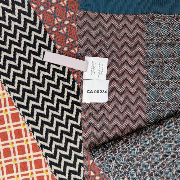 ANTONIO MARRAS Men's Scarf 100% Virgin Wool Knit Made in Italy - Picture 5 of 6